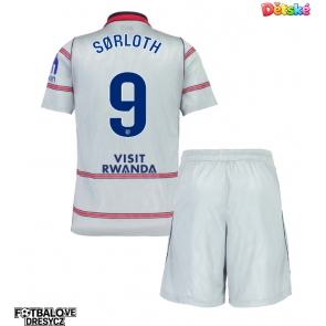 Atletico Madrid Alexander Sorloth #9 Dětské Alternativní dres komplet 2026-27 Krátký Rukáv (+ trenýrky)